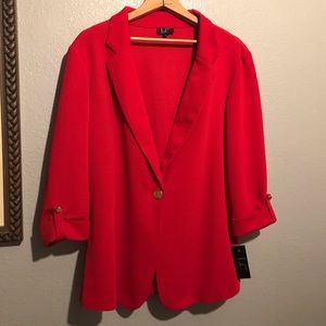 Red blazer